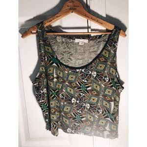 CUTE TRIBAL CROP SUPER BOHO!